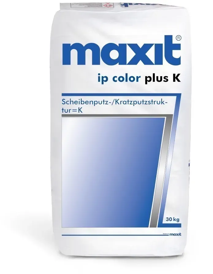 Scheibenputz - maxit ip color plus K, weiß - 30kg - 2,5mm