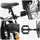 vidaXL BMX Rad 18 Zoll RH 0 cm Schwarz