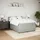 vidaXL Boxspringbett 140 x 200 cm Hellgrau