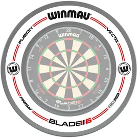 WINMAU Auffangring für Dartspiele "Catchring Winmau Pro-Line 4449",weiß,