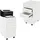 ML-Design Rollcontainer 33 x 38 x 63,5 cm Weiß