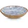 Zeller Schale Mangoholz blau Ø 30 cm 6 cm