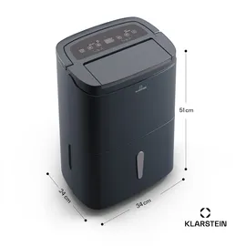 Klarstein DryFy Connect 30 Luftentfeuchter WiFi Kompression 30l/d 25-30m2 Anthrazit