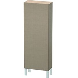 Duravit L-Cube Halbhochschrank LC1169L7575 50x24,3x132cm, Tür links, leinen