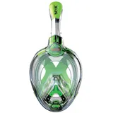 Seacsub Granfacial Unica Clamshell Junior-schnorchelmaske - Transparent Lime / Lime - 6+ Jahre