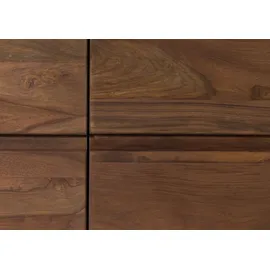 MASSIVMOEBEL24.DE Kleiderschrank Toronto 105 x 200 x 60 cm Braun