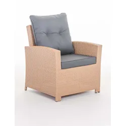 CLP Sessel Fisolo Eisengrau sand