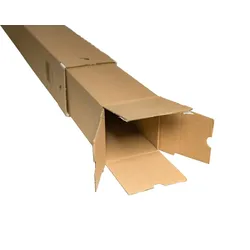 VEPATIM 10x Teleskophülle  860x111x111mm Erweiterung für sehr lange Güter passend für PLAN BOX braun
