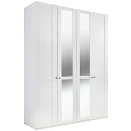 WIMEX Kleiderschrank New York mit Spiegeltüren 180 x 208 x 58 cm Weiß