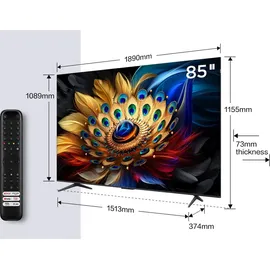 TCL 85C655 85 Zoll QLED 4K Google TV