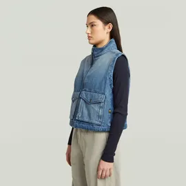 G-Star 8721136008785 2-Pkt Padded Zip Vest wmn - S