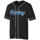 HSV Baseballtrikot Baseball-Shirt "Aaren" schwarz blau|schwarz L