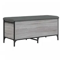 vidaXL Sitzbank Grau 102 x 42 x 45 cm