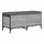 vidaXL Sitzbank Grau 102 x 42 x 45 cm