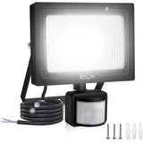 CLY 25W LED Strahler mit Bewegungsmelder 6500K 2100LM LED Scheinwerfer IP66 Wasserdicht Außenstrahler Superhell Kaltweiß LED Fluter für Garten Hinterhof