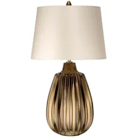 Elstead Lighting Tischlampe Nachttischlampe Schlafzimmerlampe Beistelllampe H 55cm Bronze