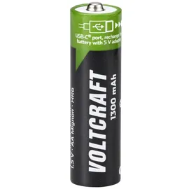 VOLTCRAFT VC-AA1300USB USB-C® Akku Li-Ion 1300 mAh 1.5 V 4 St.