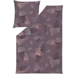 ESTELLA Bettwäsche Nevio 135 x 200 cm Jersey Violett Aubergine
