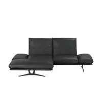 KOINOR Ecksofa  Francis ¦ schwarz ¦ Maße (cm): B: 238 H: 93 T: 190.0