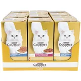 PURINA Gourmet Gold Katzennahrung 4 x 85 g, verschiedene Sorten, 12er Pack