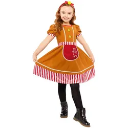 Lebkuchen Mädchen Kinderkostüm