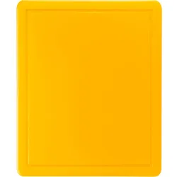 Stalgast Schneidebrett, HACCP, Polypropylen, 600 x 400 x 18 mm MS1103600 , Gelb für rohes Geflügelfleisch