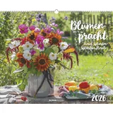 ALPHA EDITION GmbH & Co. KG Alpha Edition - Blumenpracht 2026 – Wandkalender 52×42,5 cm mit 12 brillanten Blumenmotiven, hochwertiger Blumenkalender für Wohnzimmer, Küche & Büro, ideales Geschenk für Natur- & Gartenliebhaber