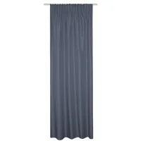 Schmidt Fertiggardine Thermo 135 x 245 cm Polyester Blau
