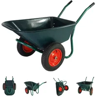 Trutzholm 2-Rad Schubkarre 100 l Grün