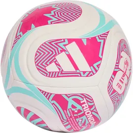 adidas FIFA Fußball-Weltmeisterschaft 26 Trionda Club Ball White / Flash Aqua / Shock Pink Gr. 4