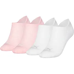 PUMA Sneakersocken »PUMA WOMEN CUSHIONED SNEAKER 4P ECOM«, (4er-Pack), mit speziellen Ventilationszonen PUMA white / pink 35-38