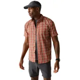 Regatta Begarno Kurzarmhemd Rot 3XL