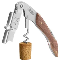 H&S Edelstahl Korkenzieher Wein - 3in1 Kellnermesser Profi -