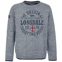 Lonsdale Borden Sweatshirt Grau XL