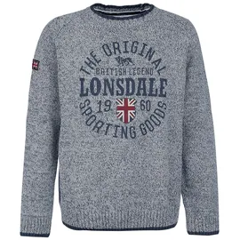 Lonsdale Borden Sweatshirt Grau XL