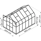 Alu dunkelgrün HKP 4 mm 9,9 m2