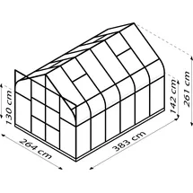 Vitavia Dione 9900 Alu dunkelgrün HKP 4 mm 9,9 m2