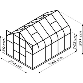 Vitavia Dione 9900 Alu dunkelgrün HKP 4 mm 9,9 m2