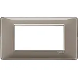 Vimar Placca 4 Moduli Reflex Cenere Vimar Plana 14654.40