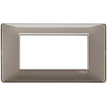 Vimar Placca 4 Moduli Reflex Cenere Vimar Plana 14654.40