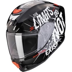 Scorpion Exo-JNR Air Boum Kinder Helm, zwart-wit, S Voorkinderen