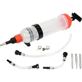 YATO Ölabsaugpumpe Absaugpumpe Umfüllpumpe Kraftstoffpumpe mit Schnellkupplungen 1,5L Motor Öl Getriebeöl