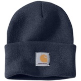 Carhartt, Herren, Strickmütze mit Umschlag, Marineblau, OS