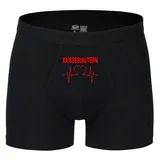 multifanshop Herren Boxer Short - Kaiserslautern - Herzschlag - Druck rot - Unterwäsche