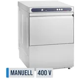 GastroHero Geschirrspülmaschine ECO 50x50 cm Korbmaß, mit Reiniger- | Klarspüldosierer, mit Ablaufpumpe | Enthärter Made in Europe,