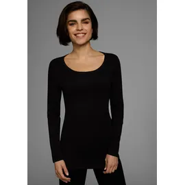 FLASHLIGHTS Langarmshirt Schwarz/Weiß S