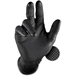 Grippaz Nitrilhandschuhe Issaline 246bk Schwarz - S - Schwarze - Grippaz