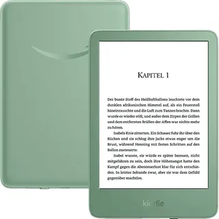 Amazon KINDLE - Der neue Kindle (2024), mit Werbung, 16 GB E-Book-Reader Matcha