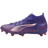 Puma Ultra 5 Match+ FG/AG Soccer Shoe, Lapis lazuli/puma White-Sunset Glow, 43