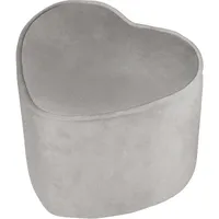 roba Kinderhocker Lil Sofa Herzform grau